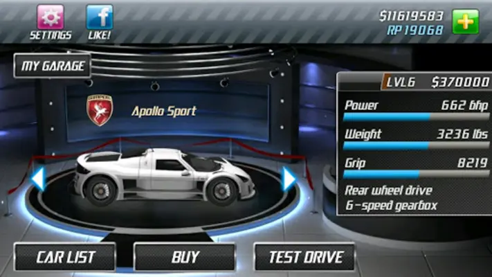 Drag Racing android App screenshot 2